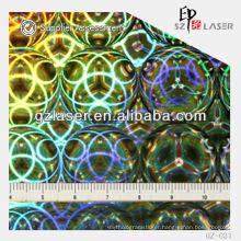 GZ-031,circle pattern,hologram master shim plate laser print on metal sheet